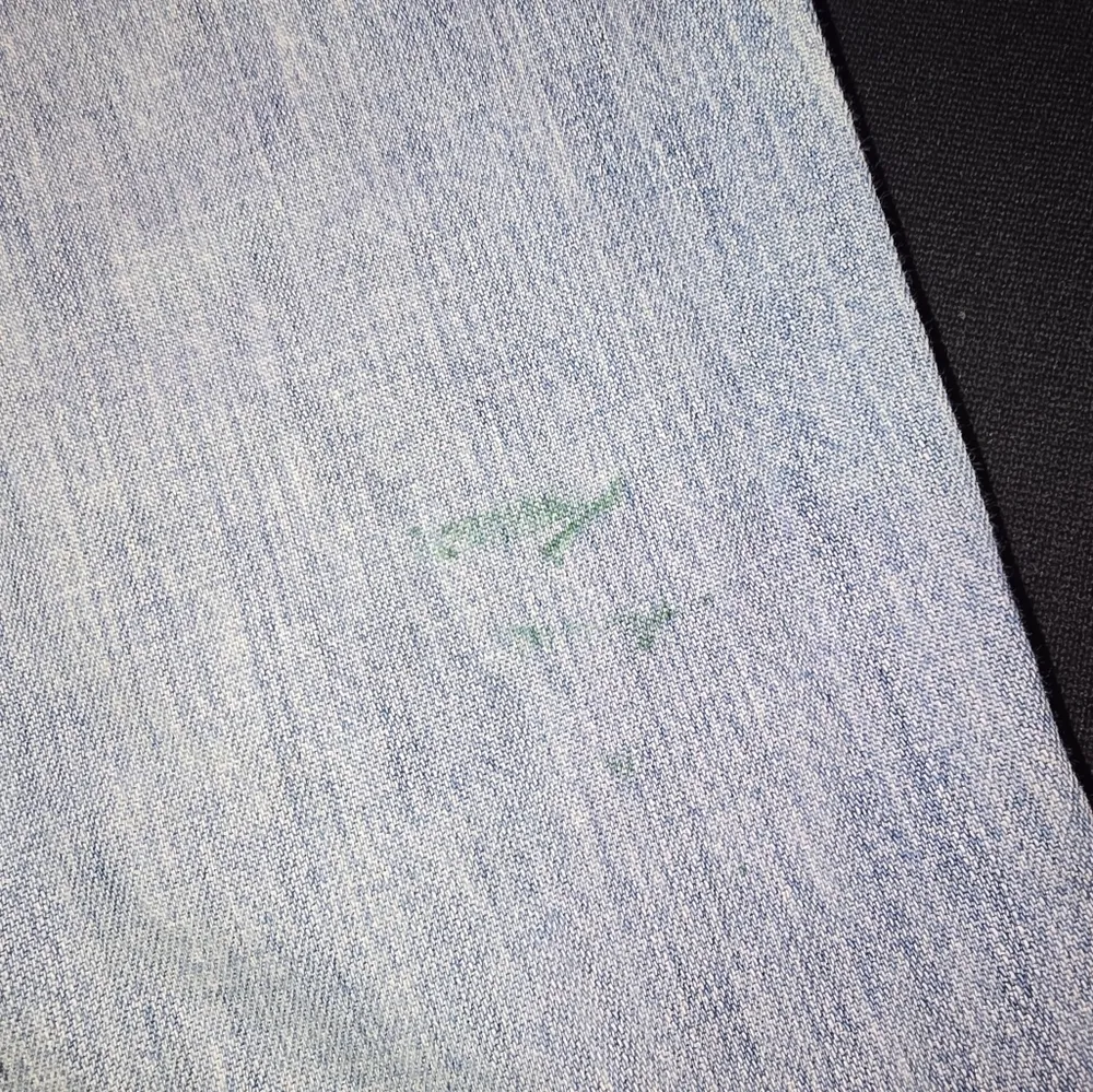 Old Navy Women Solid Blue Denim Cotton Mid Rise Straight Leg Jeans Pant Size 14 - Image 16