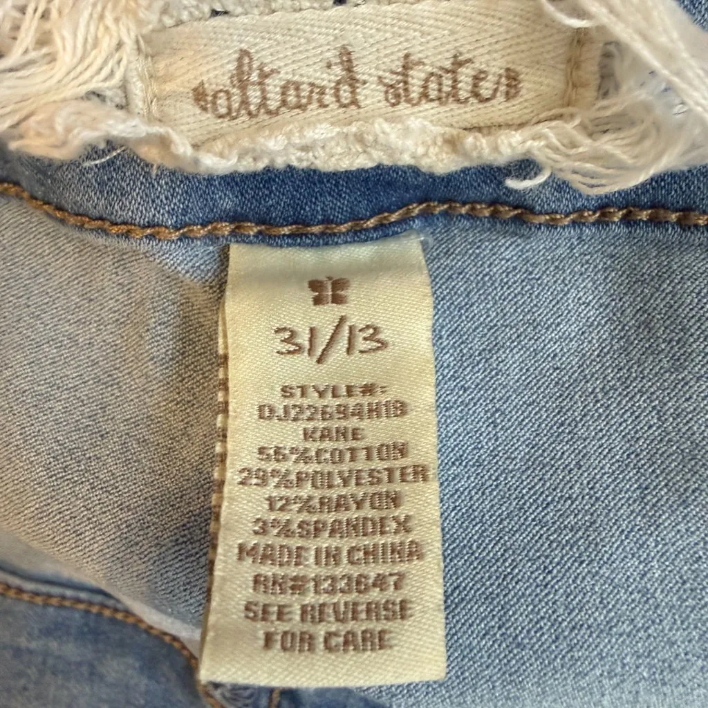 Altar'd State Kane High Rise Flare Denim Jeans Women's 31 Medium Wash 70s Retro - Image 11