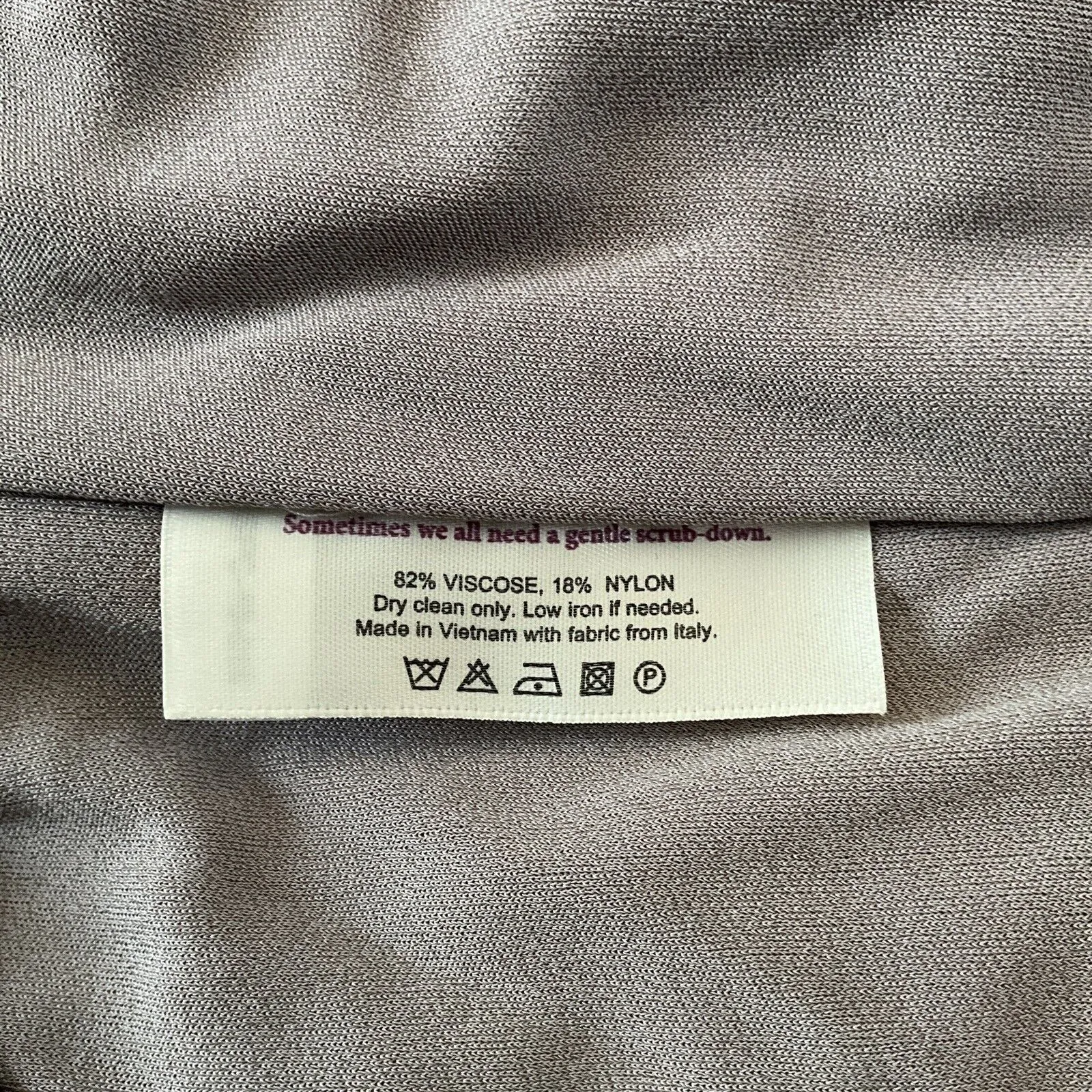 MM LaFleur‎ Shirt Womens Small Deneuve Top Gray Rain Cloud Neutral Minimalist - Image 6