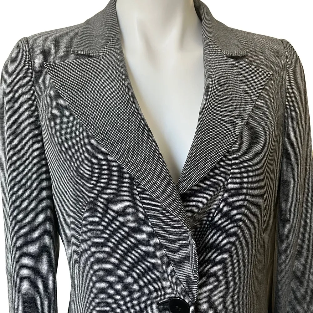 Armani Collezioni Wool Blend Single Button Blazer - Image 5