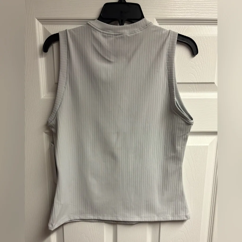 NWT Rhone Modern Ribbed Tank In Grey Mist Size Large Gray - Image 6