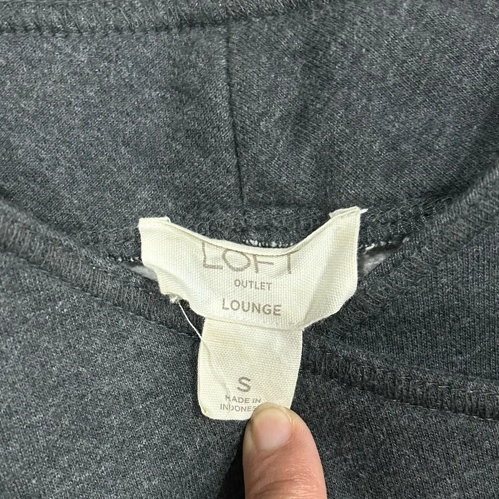 Loft‎ outlet lounge cardigan small gray - Image 2