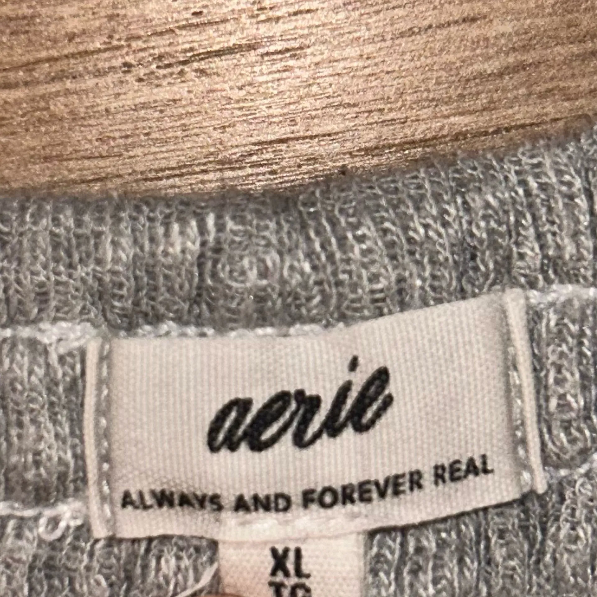 Aerie Keep It 100 Terry Shorts in Light Gray - Image 4