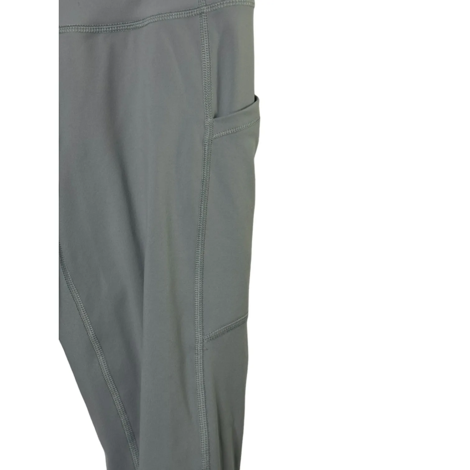 Victoria Secret SPORT Gray KNOCKOUT Light Leggings Women's Size XS Ruffle Hem - Image 2