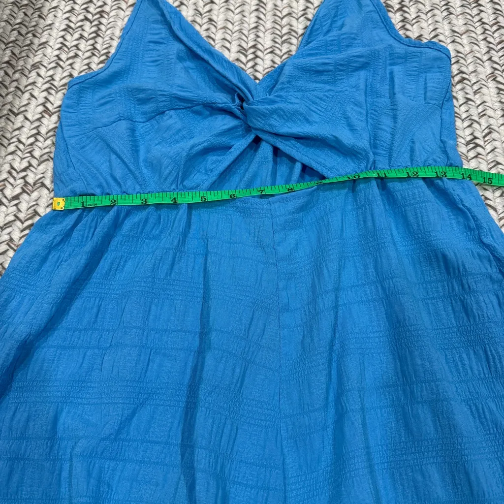 Unbranded Blue Twist Front Romper Size L - Image 8