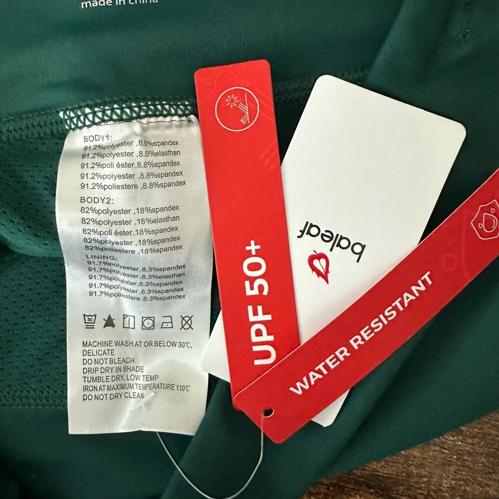 Baleaf NWT Green Pleated Athletic Tennis Golf Skirt Skort High Waisted Sz M - Image 7