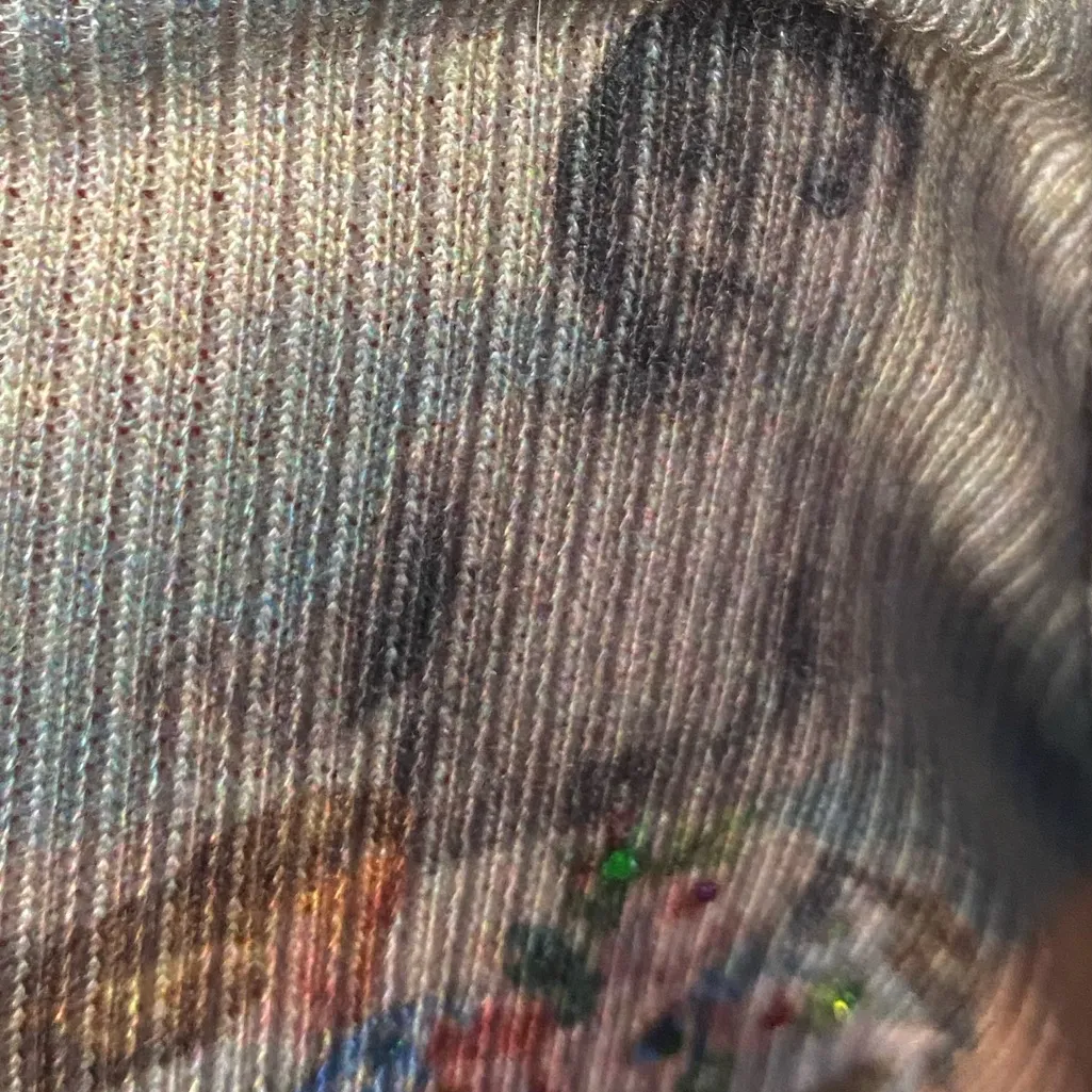 Michal Negrin Vintage Yafa Jaffa Tank Top with Swarovski Crystals L Red Size L - Image 14