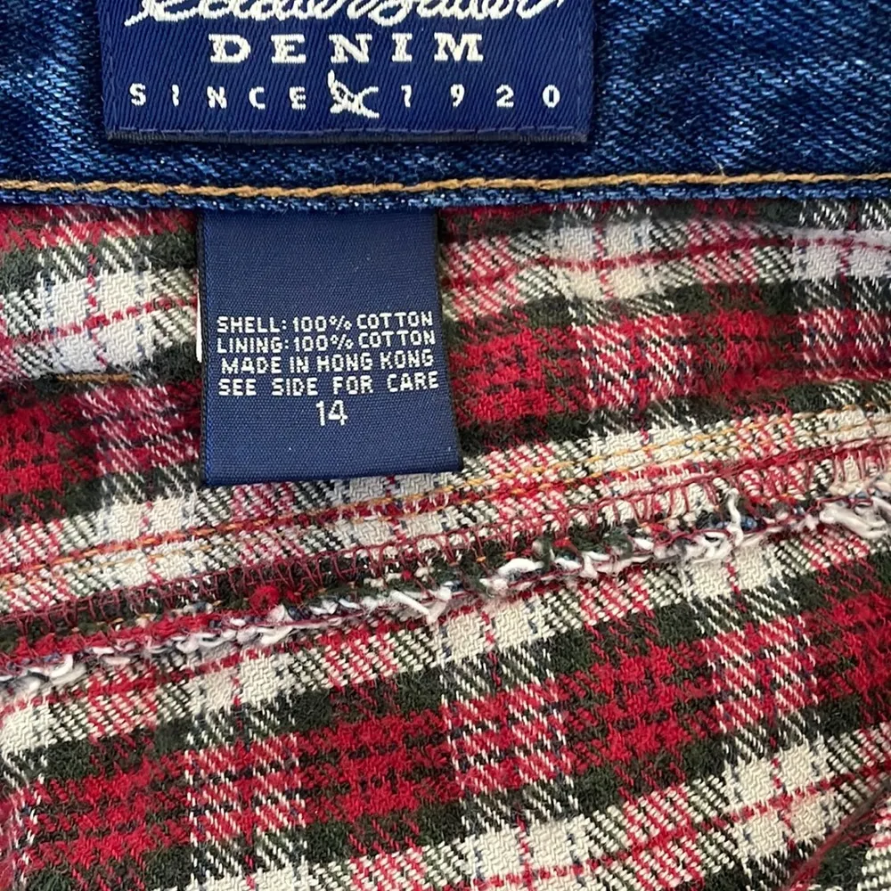 Eddie Bauer Denim Flannel Lined Jeans 14 - Image 5