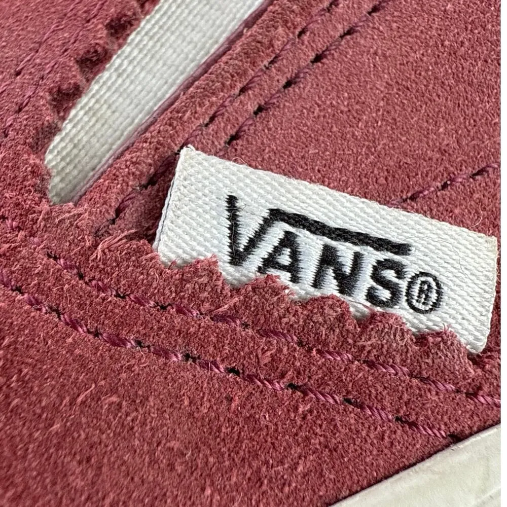 Vans OG Maroon Suede Low Top Classic Slip-On Sneakers Shoes Mens 5.5 Womens 7 - Image 6