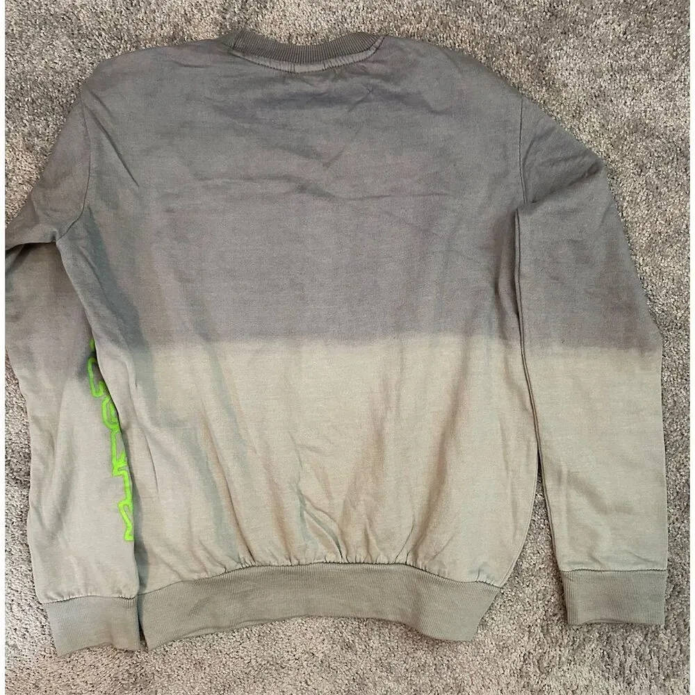 Rick and Morty Warped Faces Gray Pullover Sweater Unisex Long Sleeve Crewneck - Image 4