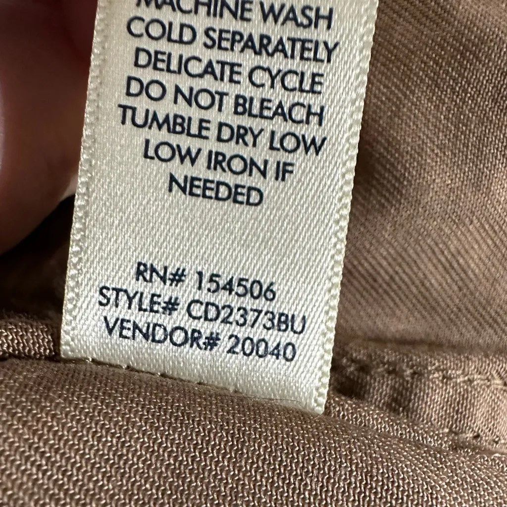 BKE Buckle lightweight cheetah animal print jacket size XS tan brown - Image 7