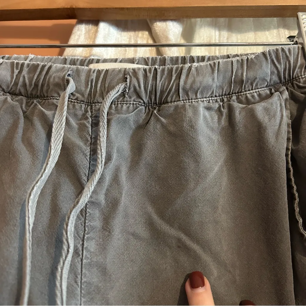 Cloth & Stone Anthropologie Easy Jogger Drawstring‎ Pants Olive Green Size XS - Image 5