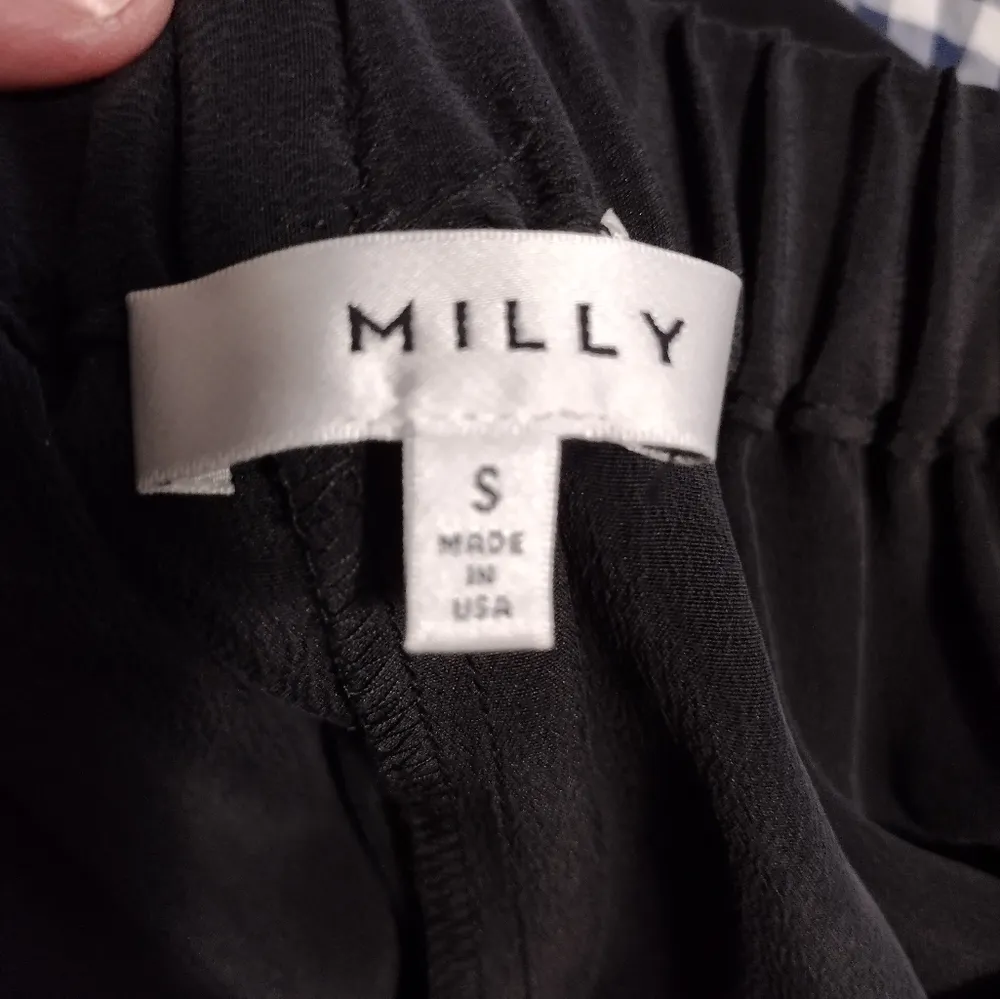 Silk black pull on Joggers - Image 3