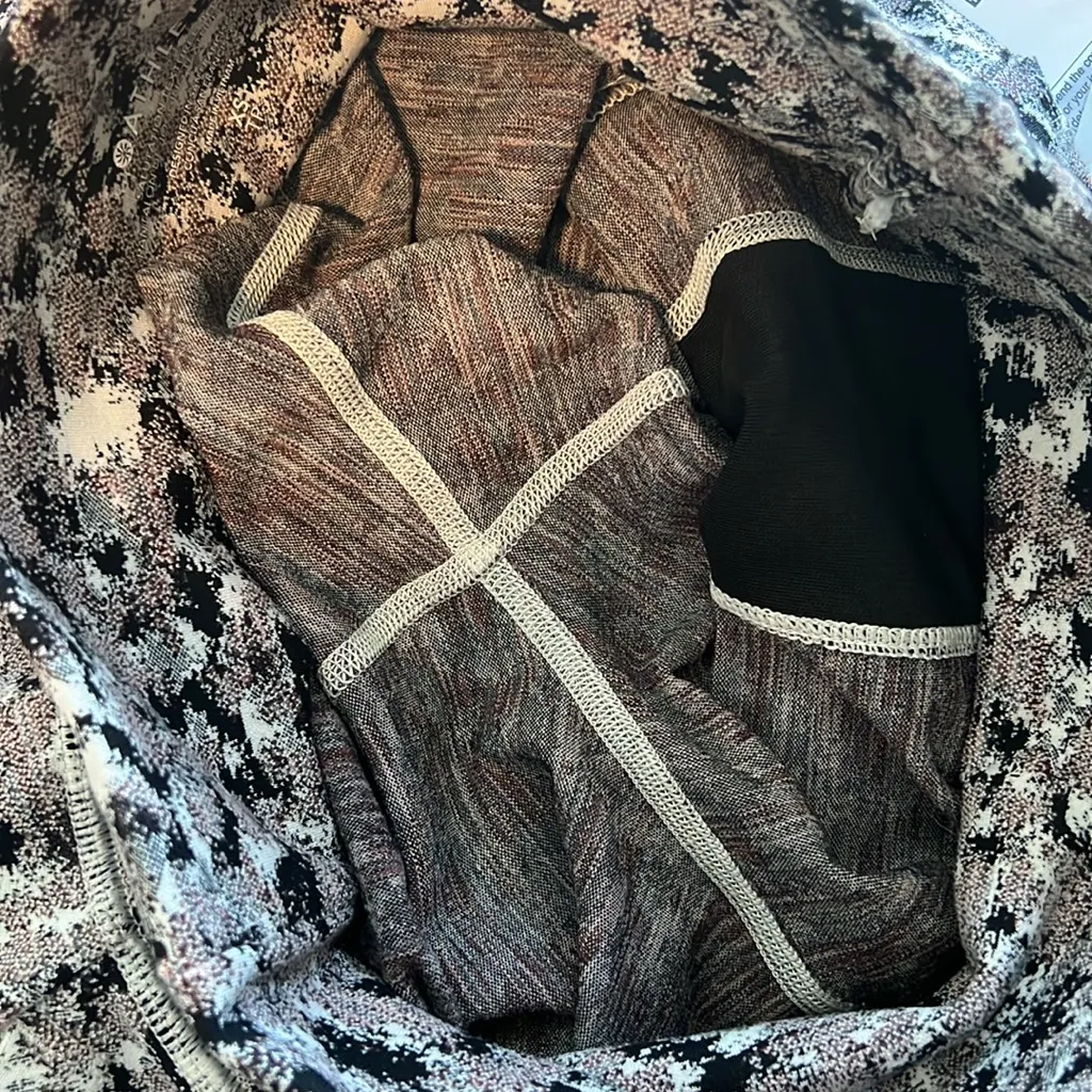 Athleta High-Rise Salutation Textured Jogger Compression Pocket Tight Legging XS - Image 12