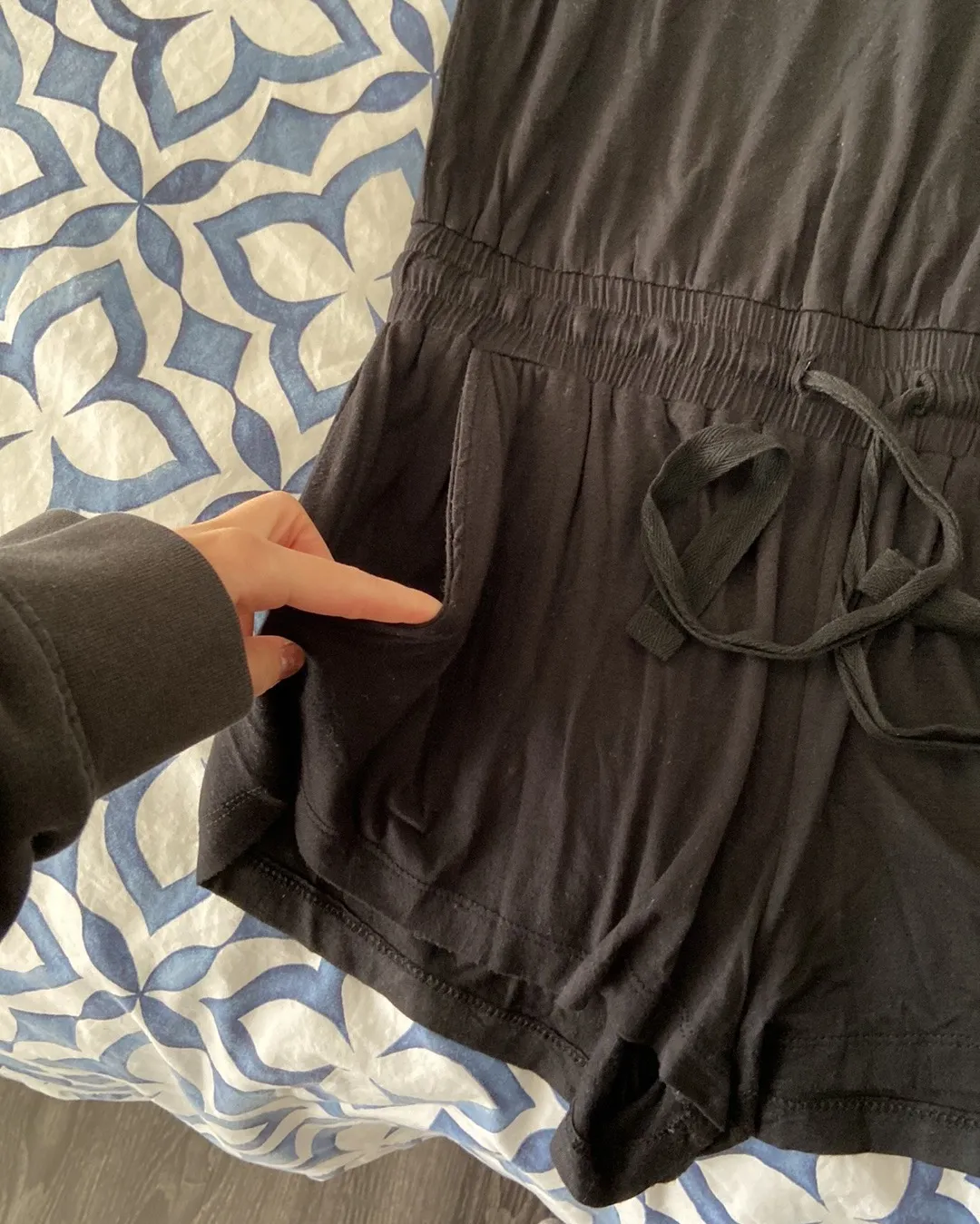 Stem Black Tank Romper - Image 4