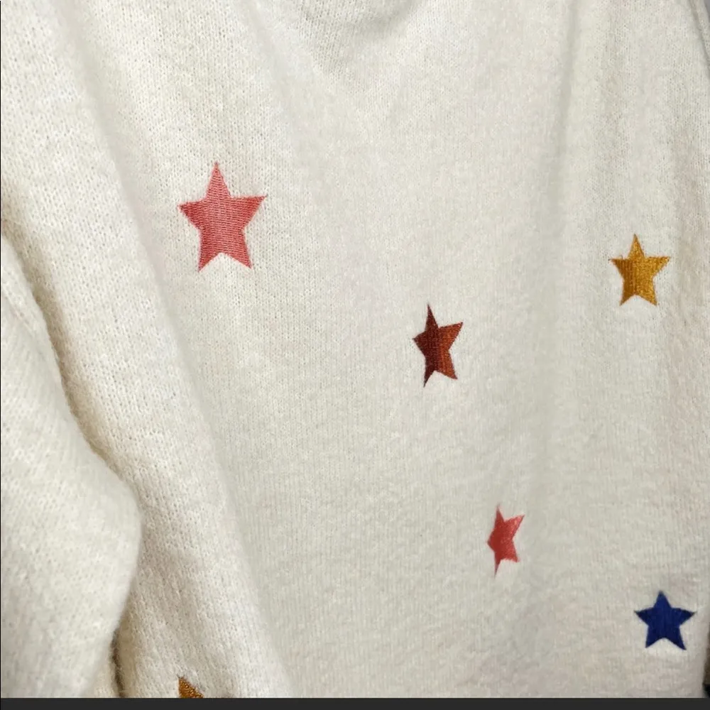 Storia Vici dolls star embroidered oversized sweater Size Small - Image 16
