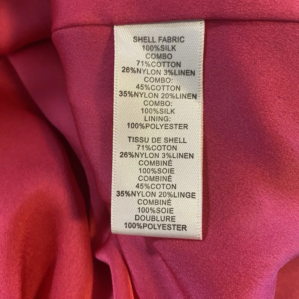 REBECCA‎ TAYLOR Hot pink Silk Lace Fit & Flare Party Dress ($695.00) Size 2 - Image 9