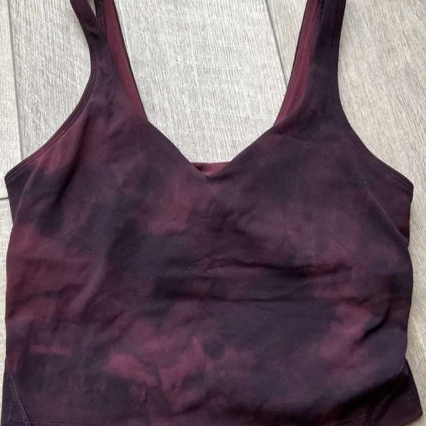 Lululemon Align Tank *Diamond Dye in Diamond Dye Cassis Black Size 4 - Image 3