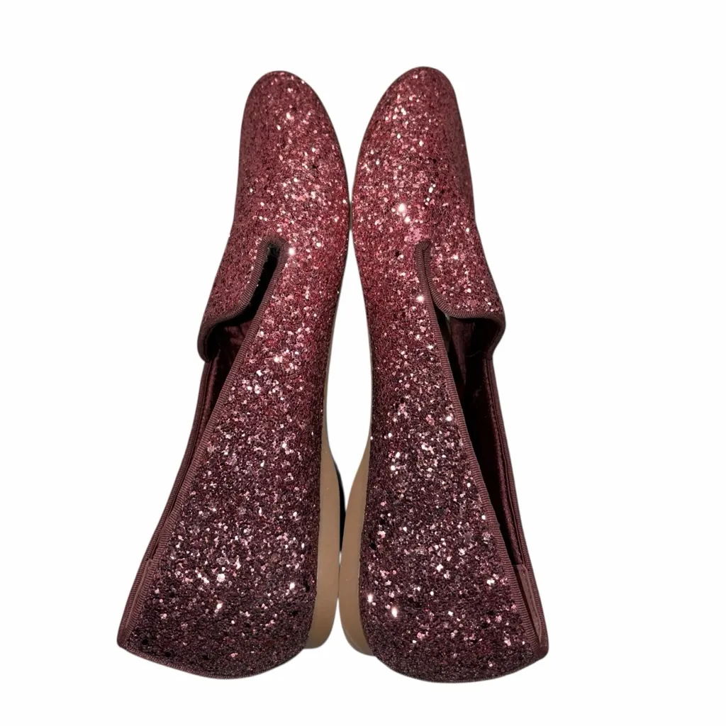 Birdies The Starling Rose Pink Ombre Glitter Loafers Flats Shoes size 8.5 - Image 6