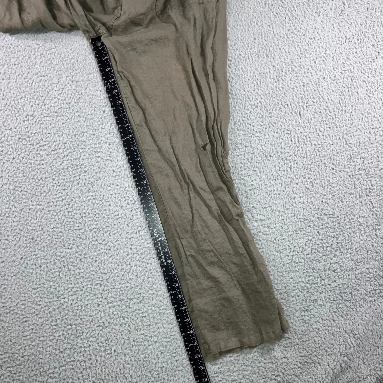 Magaschoni Wide Leg Linen Pants Women Large Pull On Elastic Waist Boho Travel - Image 5