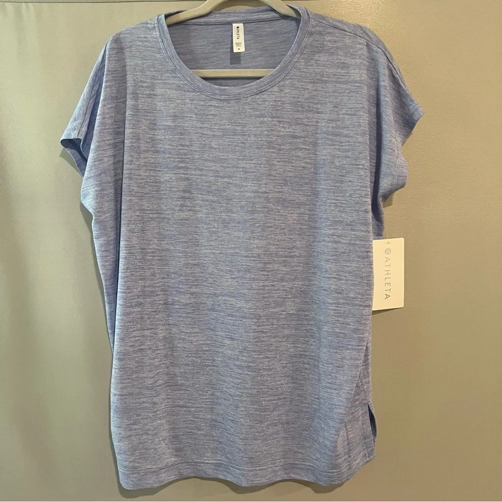 Athleta Release Heathered Short Sleeve Tee - Image 2