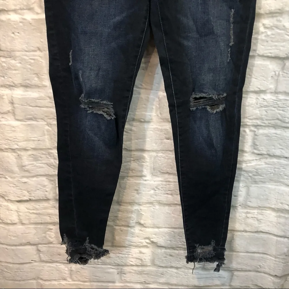 NWT Warp + Weft 27x28 Milan HR Skinny Ludlow Jeans Blue Size 27 - Image 4