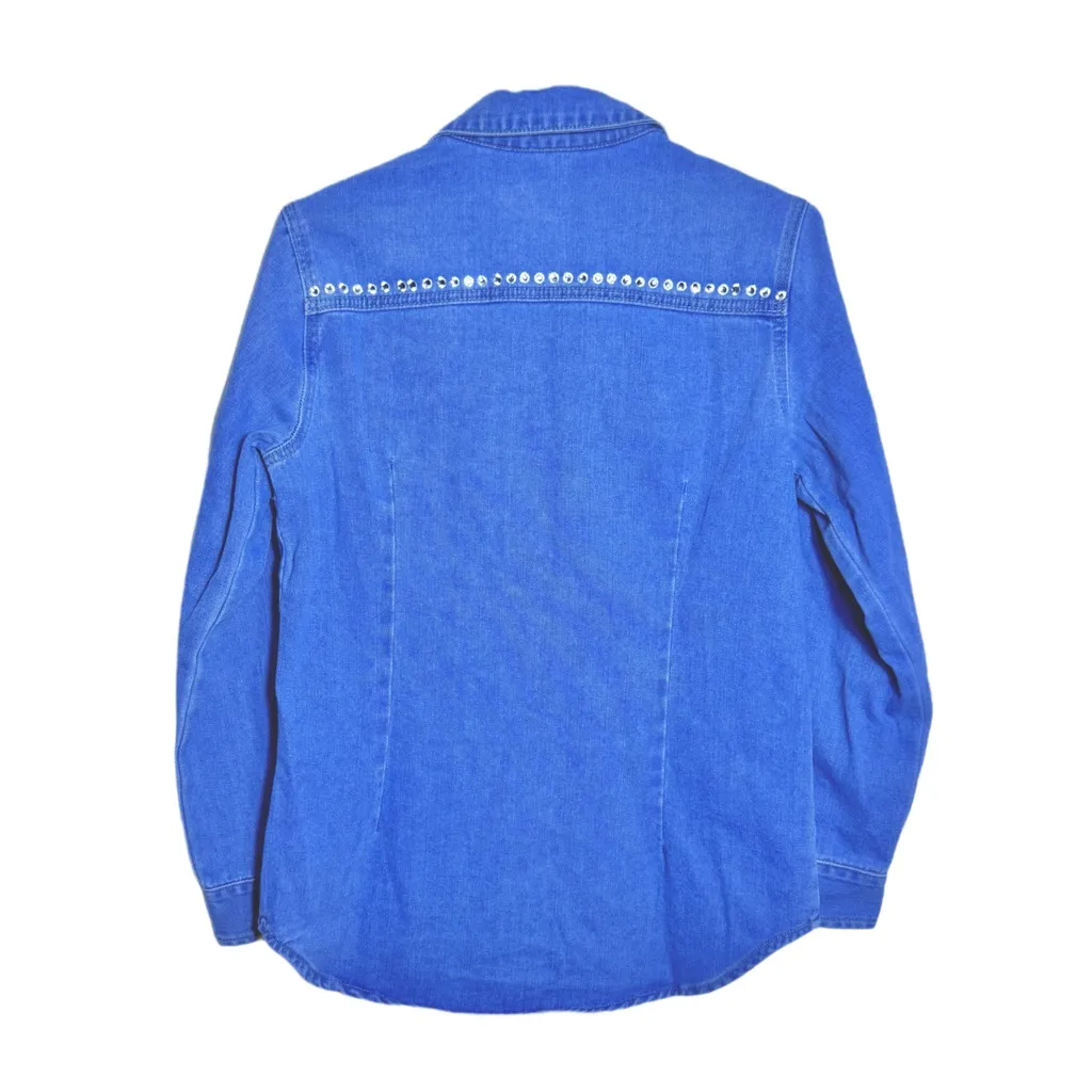 NWOT Studded Denim‎ Button - Image 2