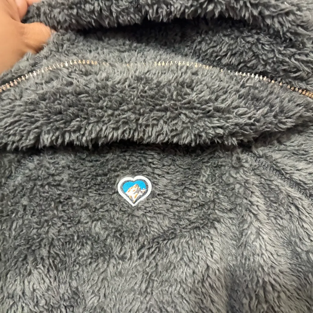 KUHL Flight Jacket Women’s Size S – Raven Faux Shearling Fleece Zip Up - Image 11