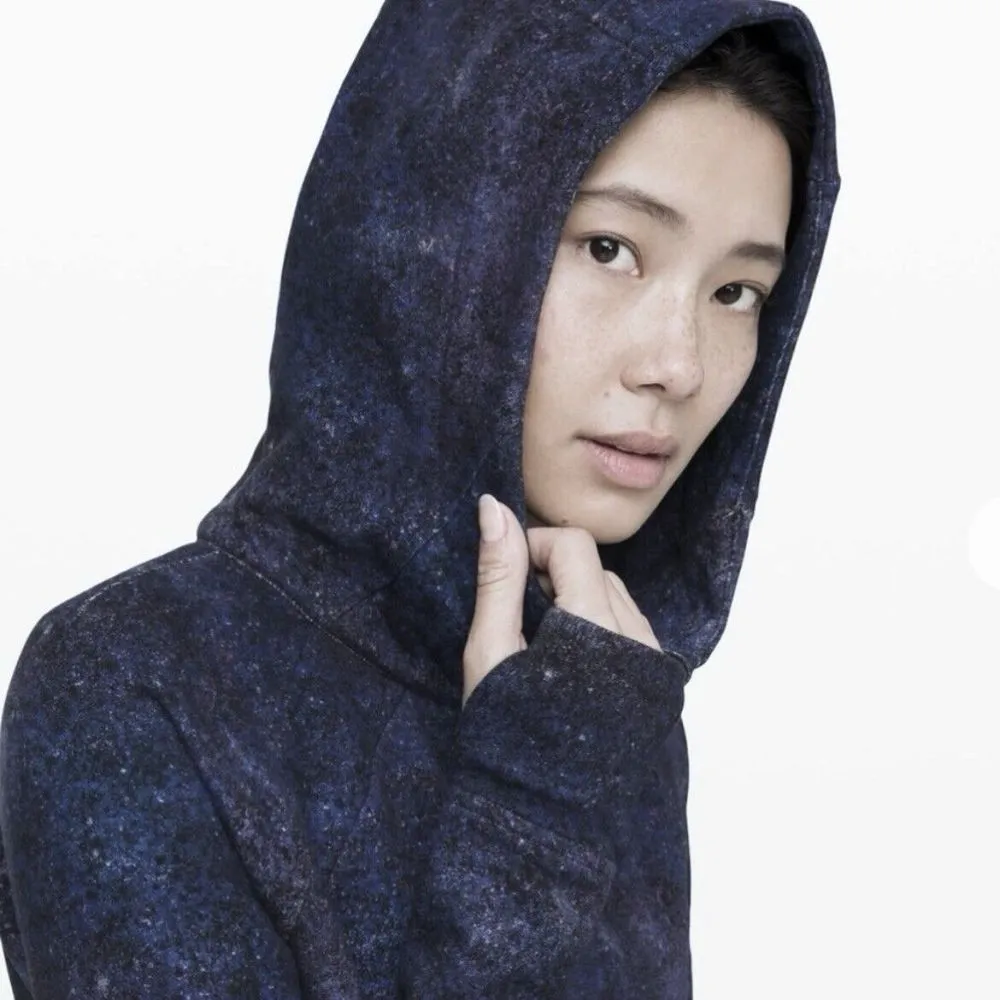 Lululemon Scuba Hoodie‎ Sweatshirt Fleece Polar Lights Blue Size 4 - Image 3