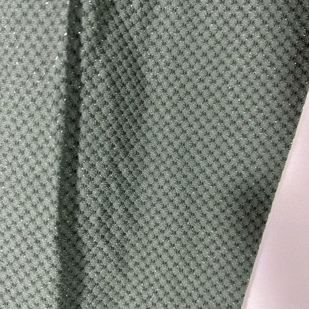 NIKE‎ PRO ATHLETIC LEGGINGS WITH SPARKLE MESH PANELS M OLIVE GREEN NEW A46 - Image 3