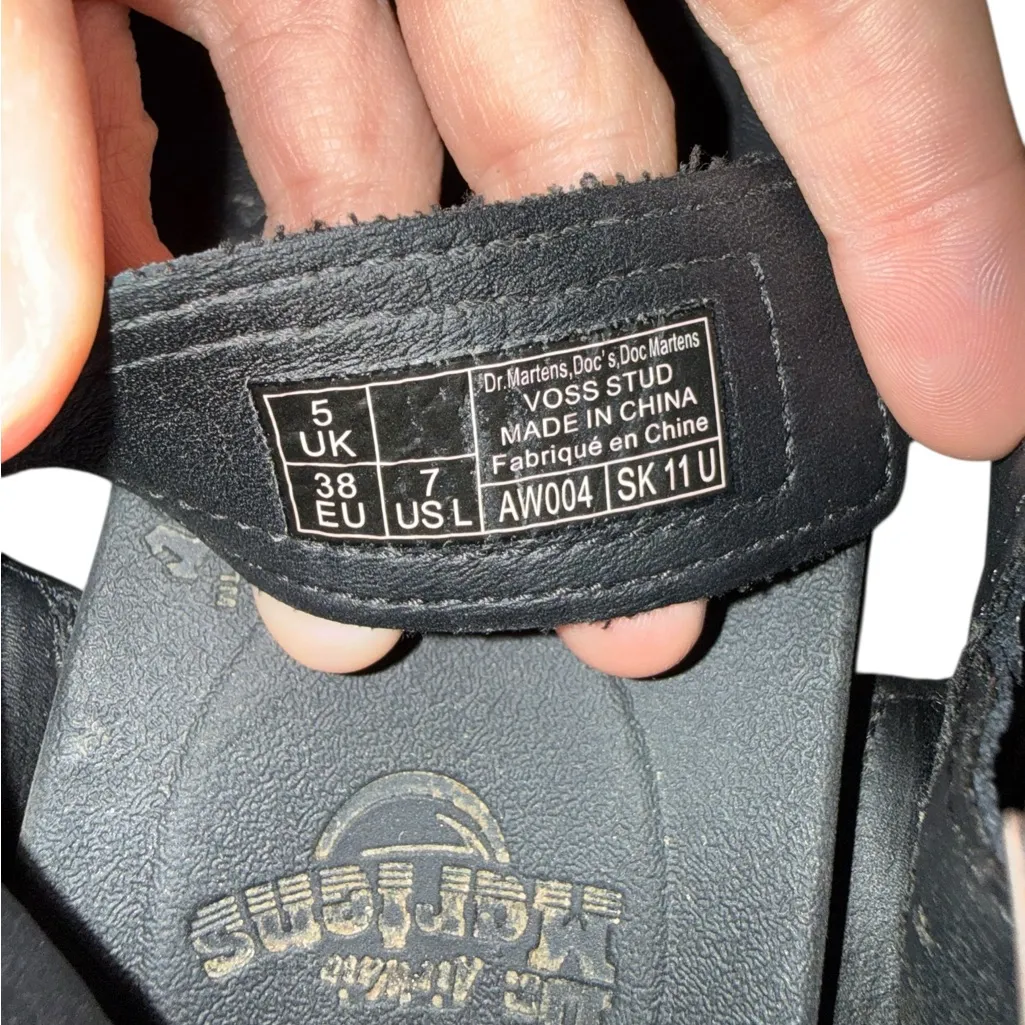 Dr. Martens Voss Stud Leather Sandals – Size 7 - Image 9