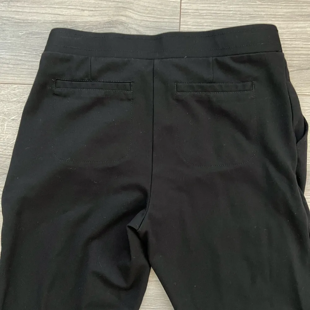 Betabrand Skinny-Leg Pleat Front | SoHo Joggers | Black | Small Long - Image 6