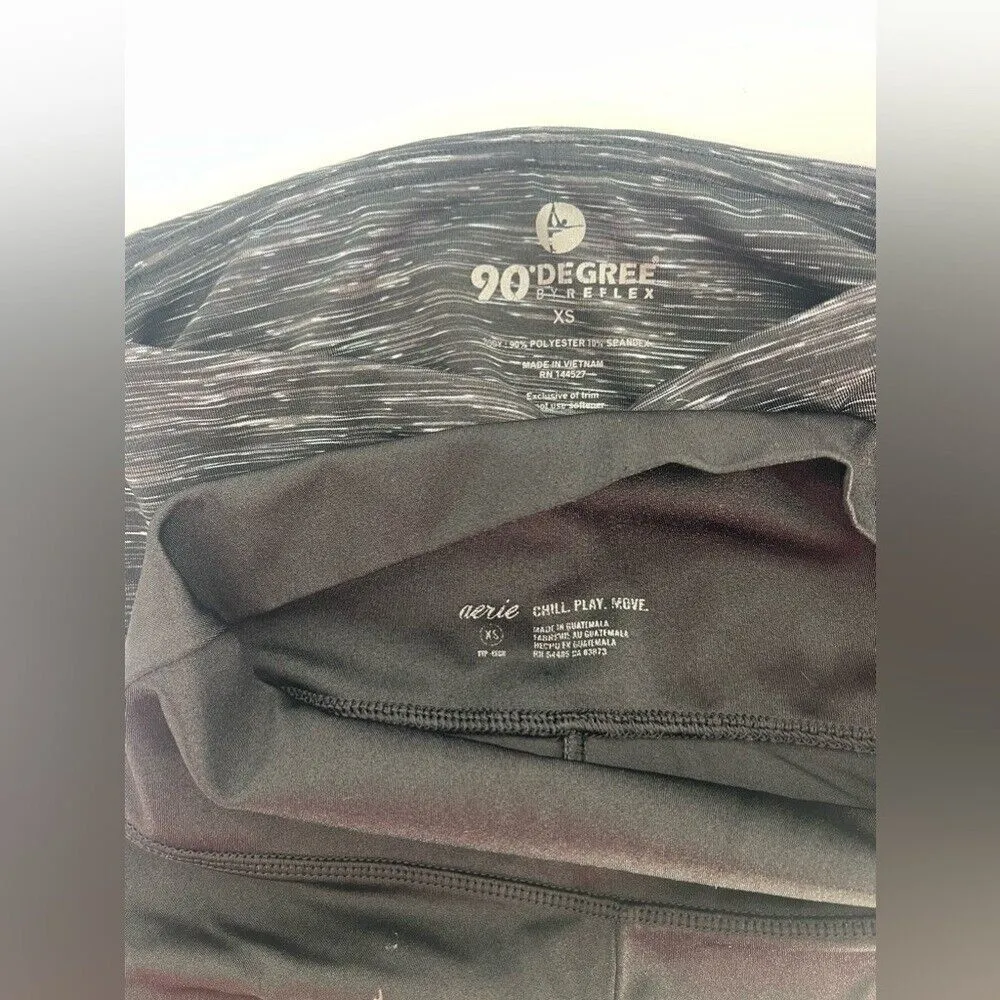 Women's five pair‎ bundle, active wear yoga pants for extra small one size small - Image 5