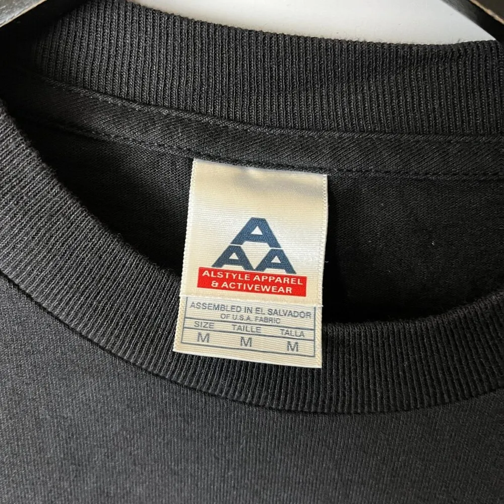 Vintage Y2K Lou Rawls T Shirt Black Medium M Musician Artist Graphic Tee Cotton - Image 4