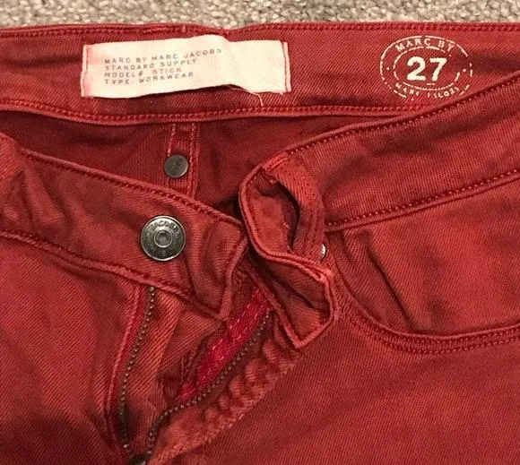 Marc by Marc Jacobs Red Colored Jeans - Image 3