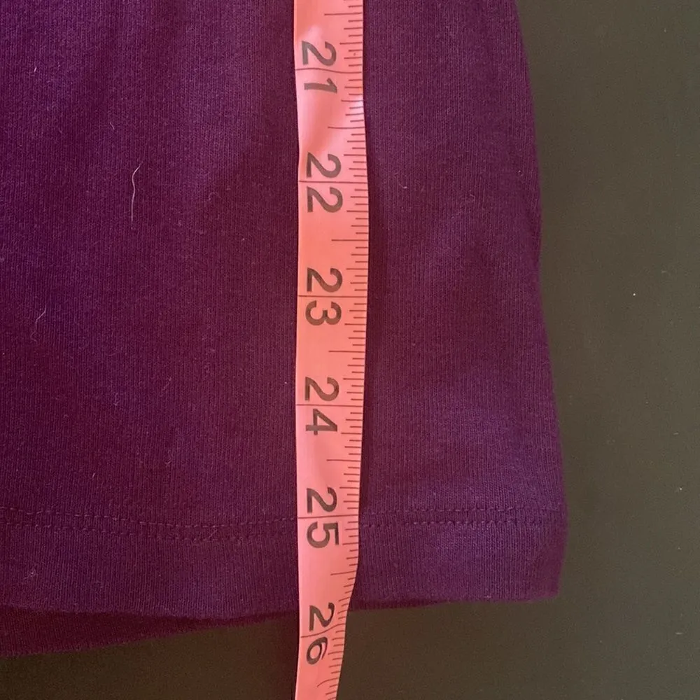 Table Eight 3/4 sleeve purple embellished neckline size medium Purple - Image 6