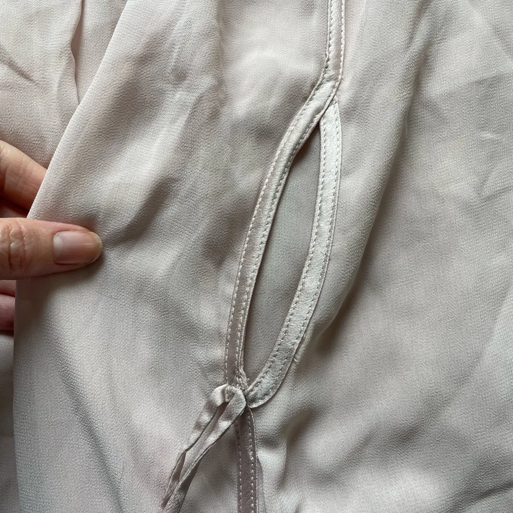 NWT HOUSE OF CB 'Ophelia' Crystal Cutout Midi Dress dusty pink balletcore sheer - Image 9