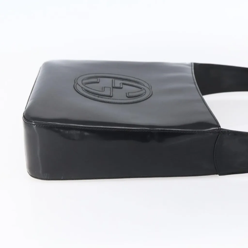  Shoulder Bag Enamel Black 000 1013 0506 Authentic - Image 8