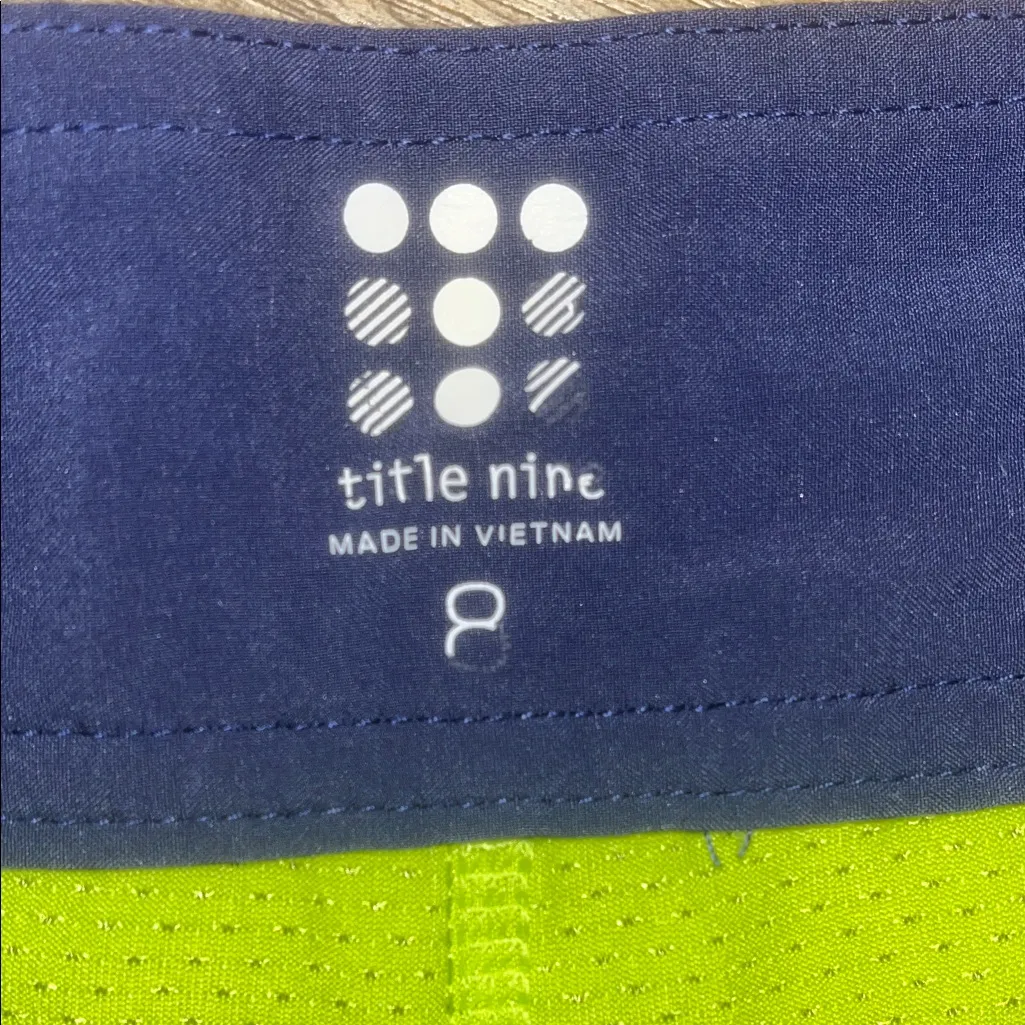 Title Nine Blue A-Line Skort - Image 3