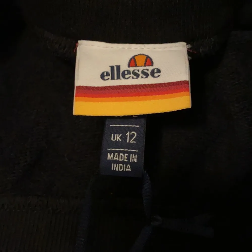 Ellesse Heritage Black White Sweat Shorts Size L - Image 51