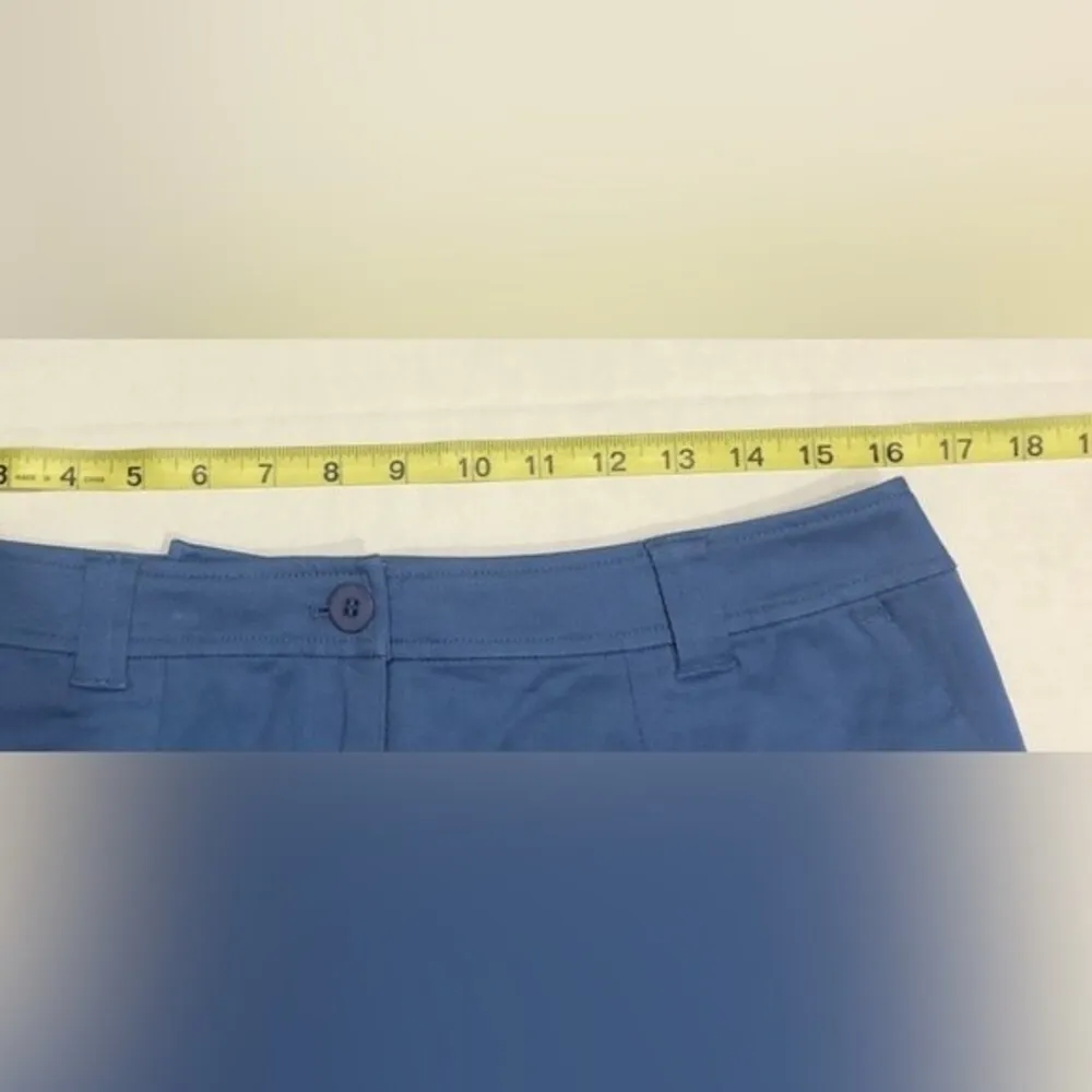 Appleseed’s Sz 12 Cornflower Blue Cargo Shorts Chino High Rise Stretch NEW NWOT - Image 5