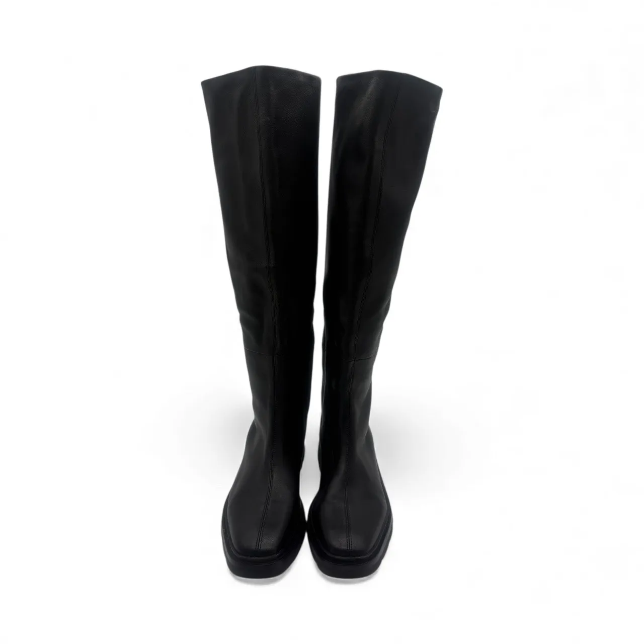 New! Vince Rune Leather Knee-High Lug
Boots Black Sz 9 $595 - Image 5