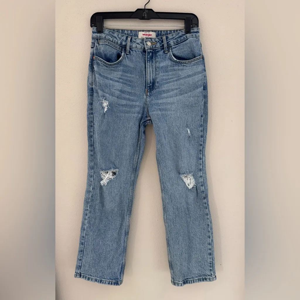Wrangler Size 4/27 High Rise Rodeo Straight Crop - Image 3