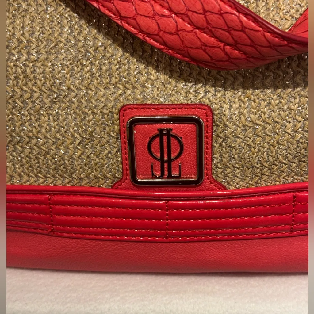 Jennifer Lopez Orange & Tan Boho Shoulder Bag - Image 2