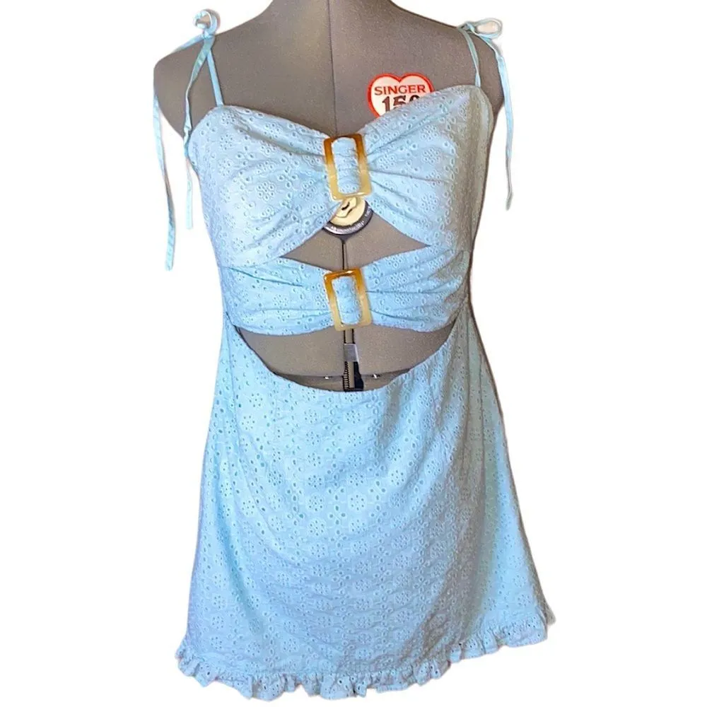 Baby Blue Tiger Mist dress - Image 2