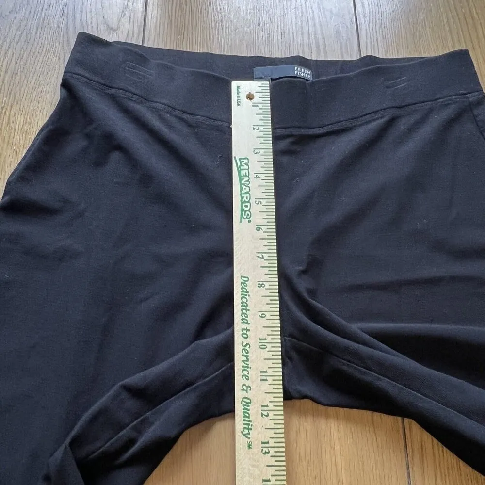 Eileen Fisher Women’s Pull On Size Pants Medium Stretch Lightweight Professional - Image 6