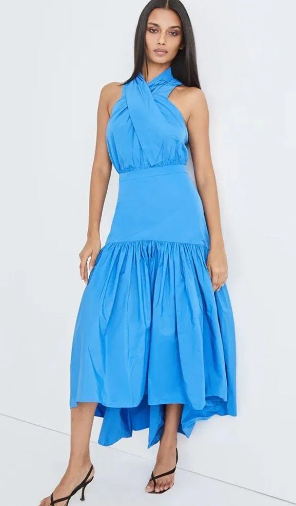 Veronica Beard Radley Halter Neck Hi-Low Dress Size 6, New w/Tag $498 SOLD OUT! - Image 10
