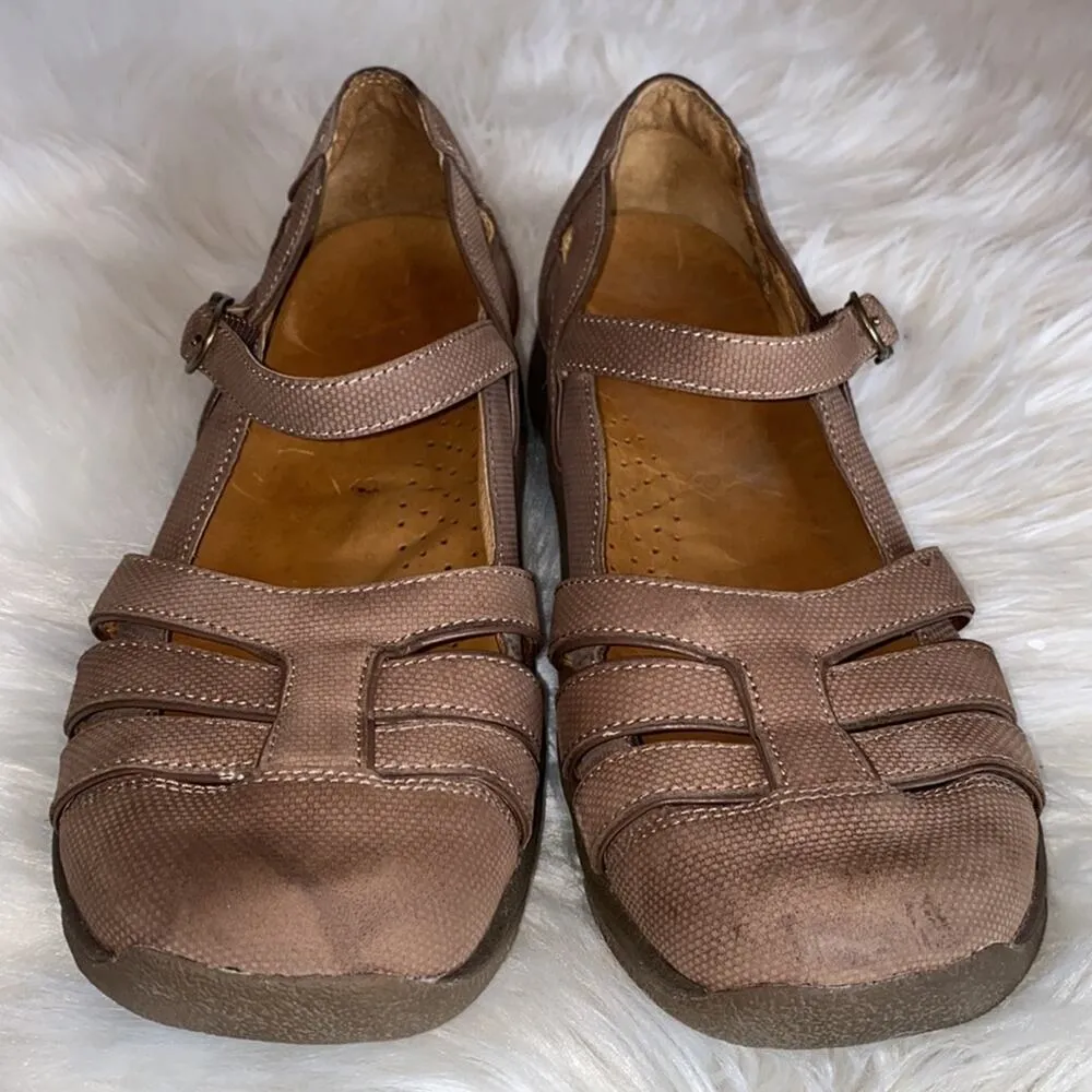 Dansko Latte Brown Kiera Mary Jane Leather Shoes 40 / 10 - Image 3
