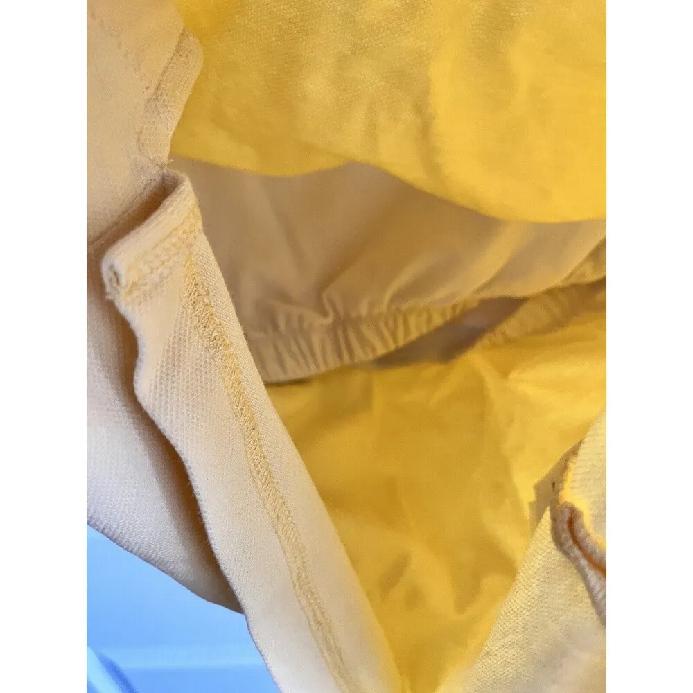 Columbia  Sports Wear Company Tank Top Women's Medium With Built In Bra Yellow - Image 3