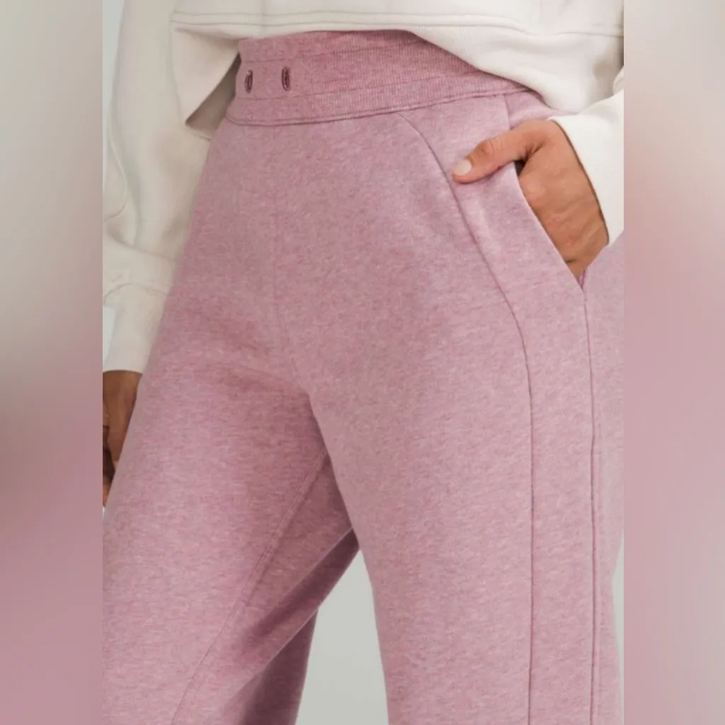 Lululemon Scuba High-Rise Jogger Pant Sz 12 in Heathered Pink Taupe - Image 2